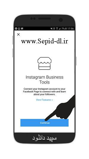 add contact account instagram